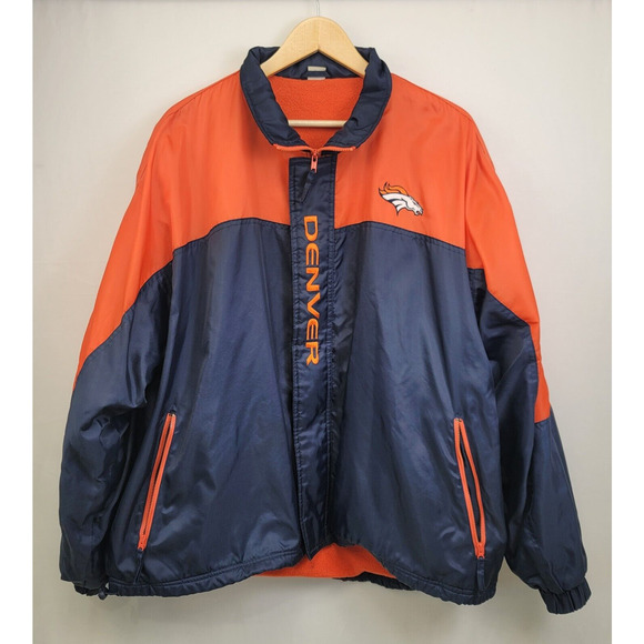 Denver Broncos‎ Football Logo Winter Coat Parka Mens XL - Picture 1 of 13